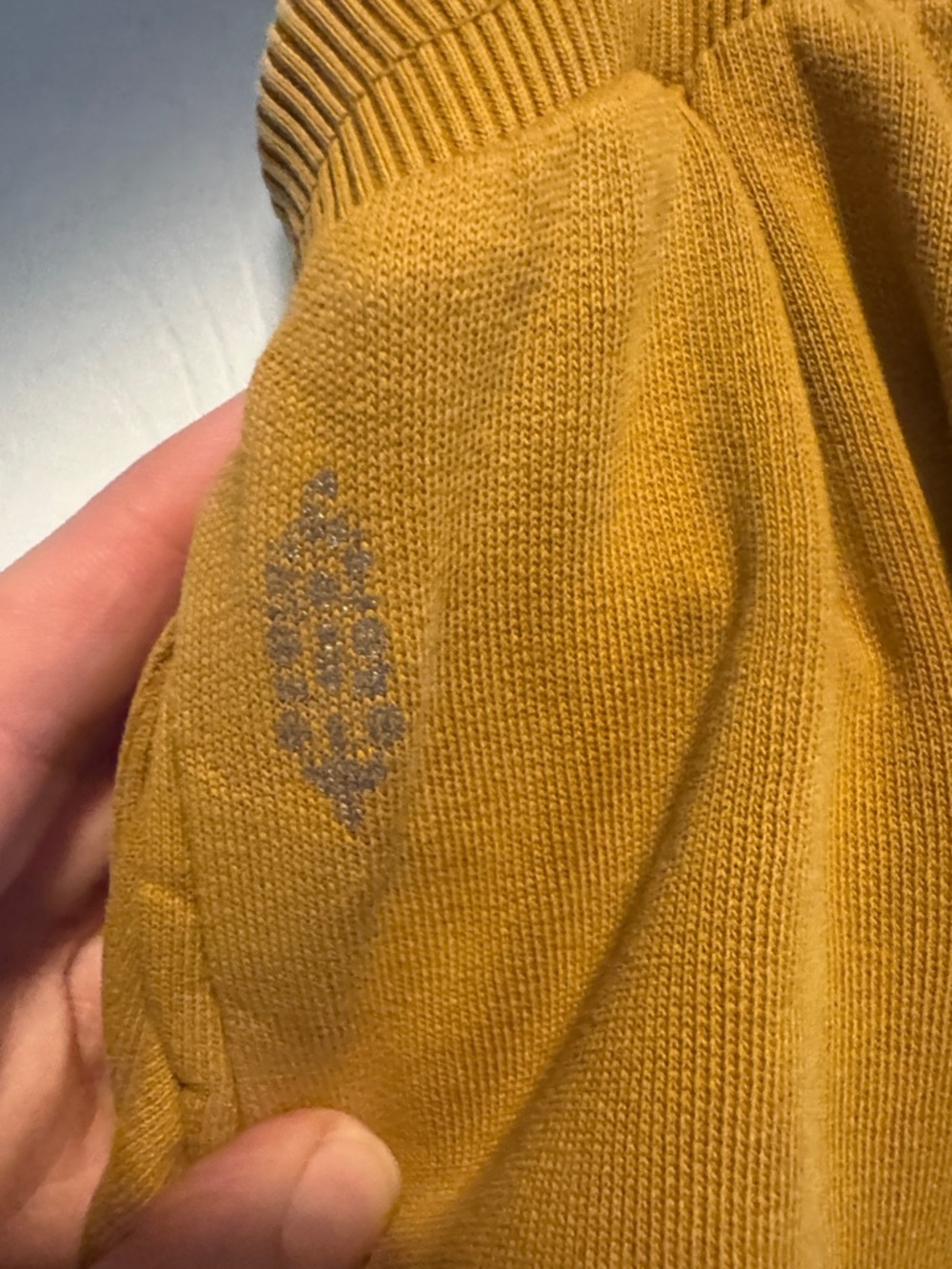 FP Movement by Free People Mustard Wide Leg Drawstring Pants- Flawed - Picture 6 of 6